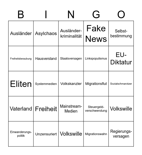 Sommergespräche Bingo Card
