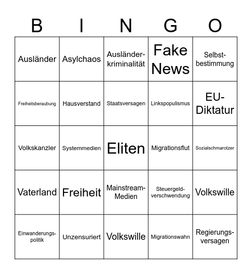 Sommergespräche Bingo Card