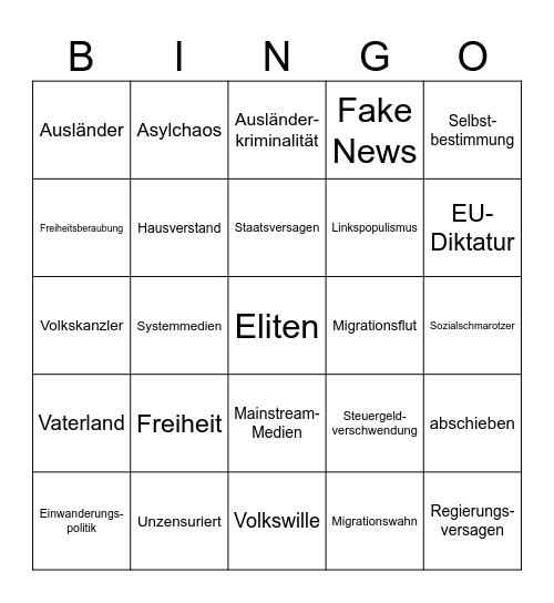 Sommergespräche Bingo Card