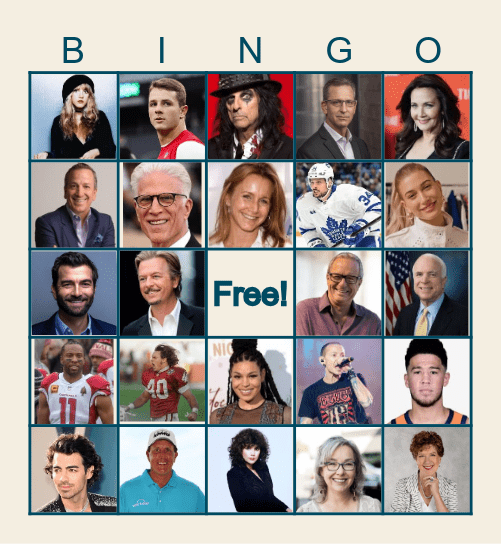August Culture Club - Game 4 Bingo Card