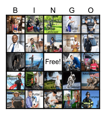 Labor Day Bingo Card