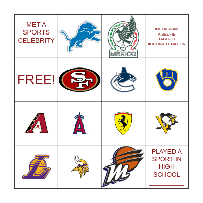 WLSM BINGO! Bingo Card