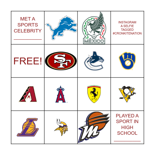 WLSM BINGO! Bingo Card