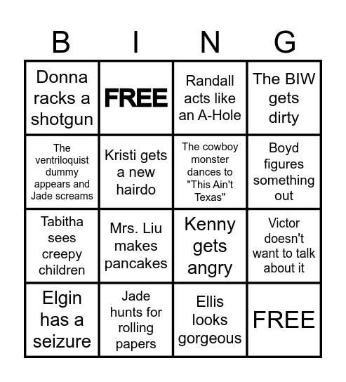 FROM Bingo Card