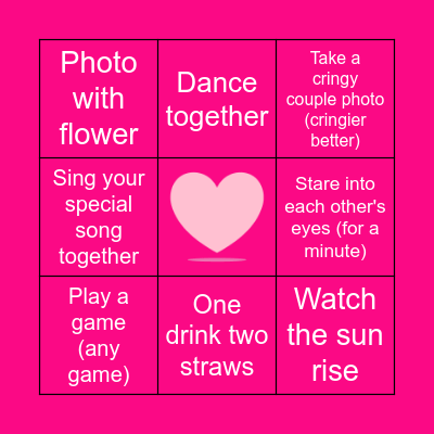 Love bingo Card