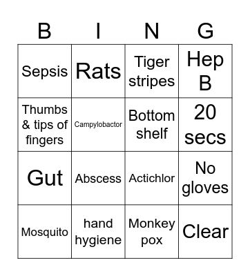 IP Bingo Card