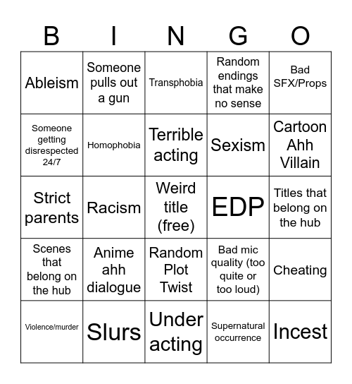 Tomorrow’s Teachings Bingo Card