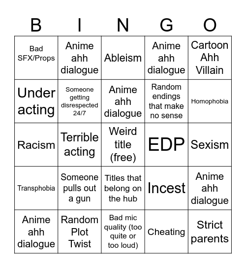 Tomorrow’s Teachings Bingo Card