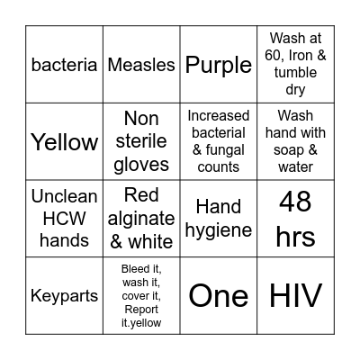 IP Bingo Card