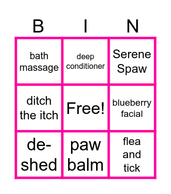 Sales Bingo Card