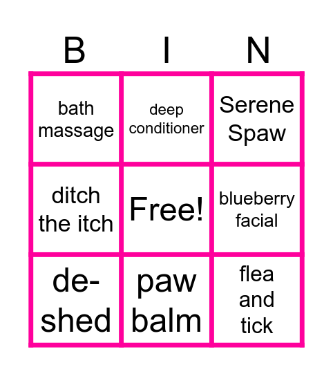 Sales Bingo Card