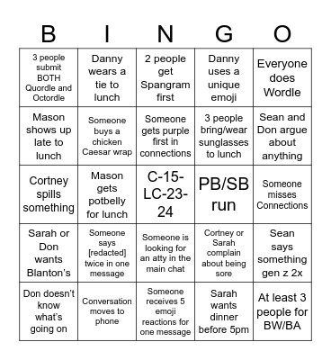 C-15-LC-23-24 Bingo Card