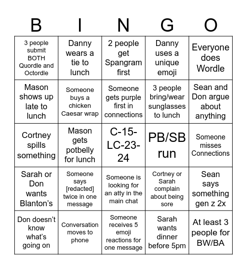 C-15-LC-23-24 Bingo Card