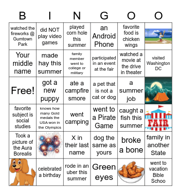 Who's in Your Community?  Find Someone Who... Bingo Card