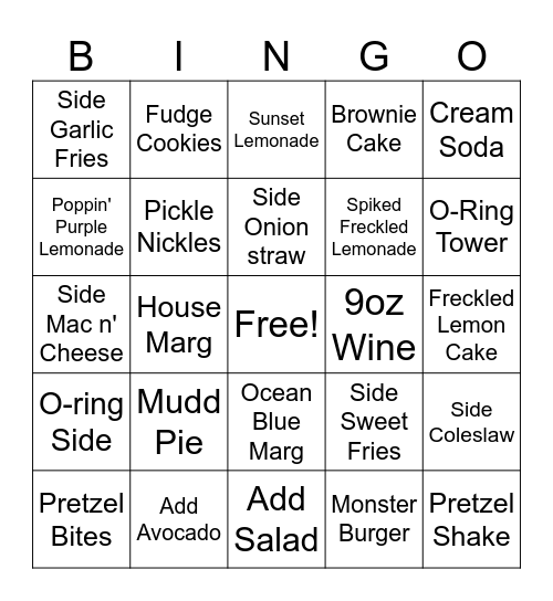 PPA BINGO Card