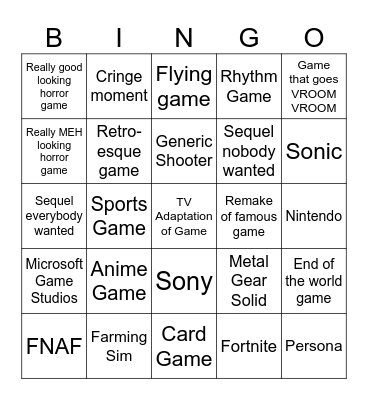 FUCKKKKKKKK Bingo Card