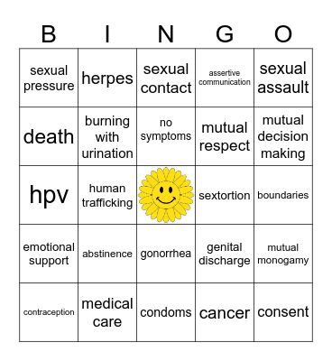 8th grade review Bingo Card