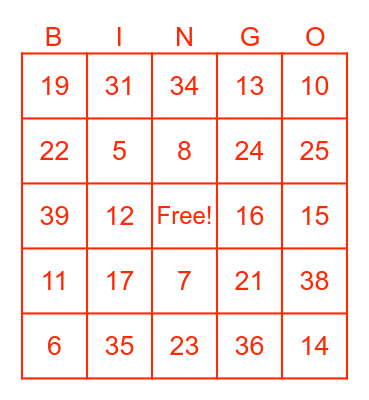 JM SMUCKER: September 2024 Bingo Card