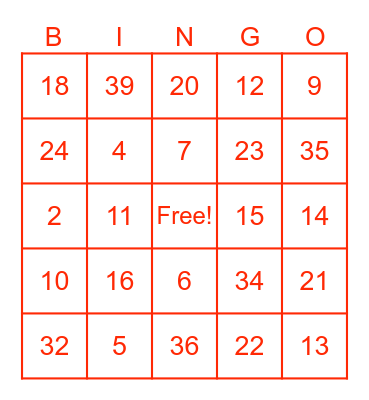 JM SMUCKER: September 2024 Bingo Card