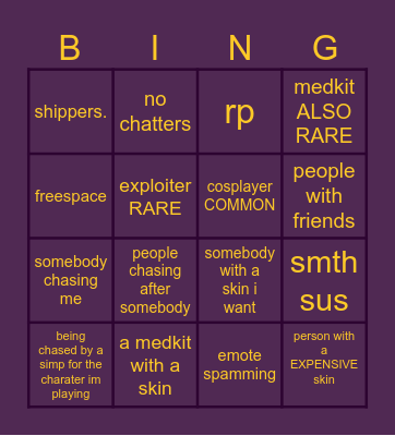 phighting bingo (LOBBY) Bingo Card