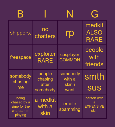 phighting bingo (LOBBY) Bingo Card