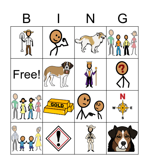 COTW Chapter 1 BINGO Card