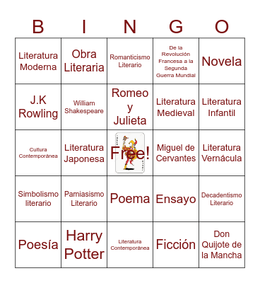 Literatura Bingo Card