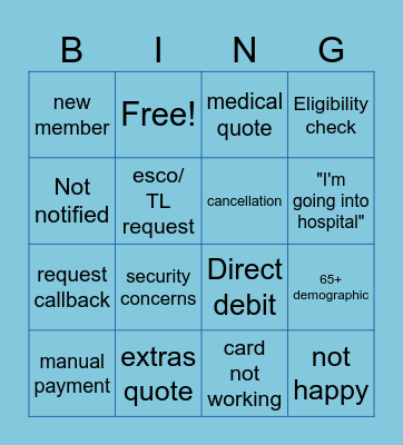 Dream Weavers Bingo Card