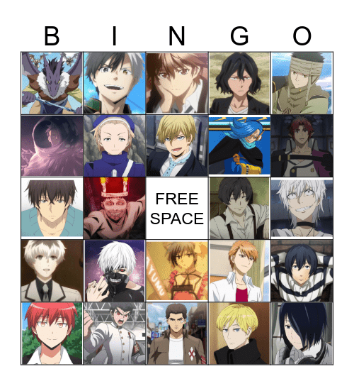 Favorite Austin Tindle Characters Bingo Card