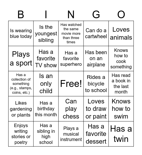 SCHOOL ROCKS Bingo Card