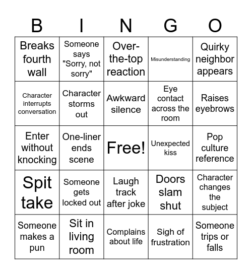 BINGE-WORTHY BINGO Card