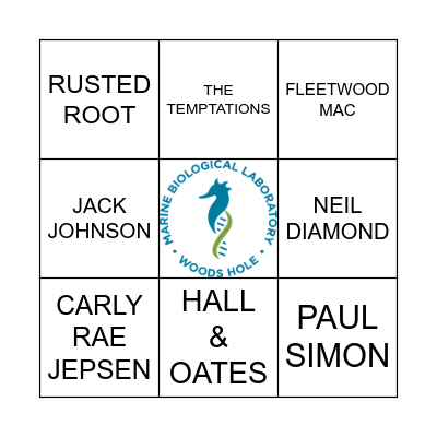 Summer Jams Bingo Card