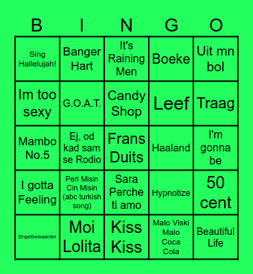 FCZ Bingo 2024 Bingo Card