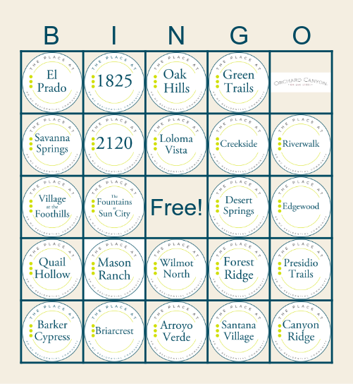 August Culture Club - Game 2 Bingo Card