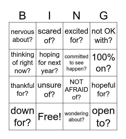 Back to School What??!! What are you.... Bingo Card