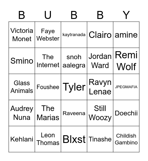 CFG 2024 Bingo Card