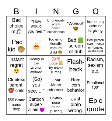 Dhar Mann (mun) Bingo Card