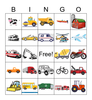 Travel Bingo Card