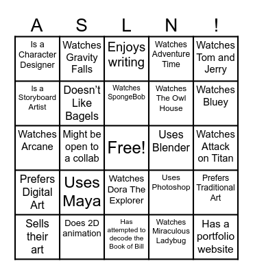 Find Someone Who... Bingo Card