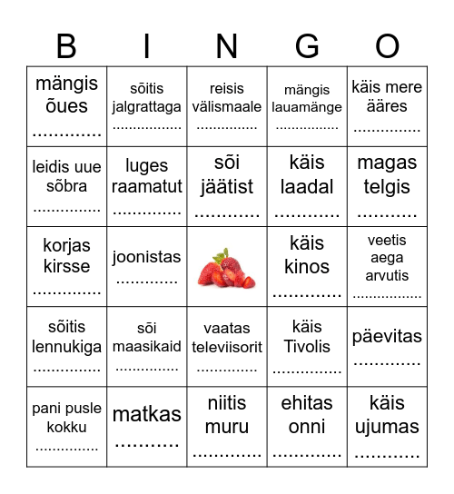 SUVEBINGO Card