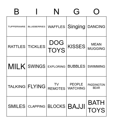 TULSI Bingo Card