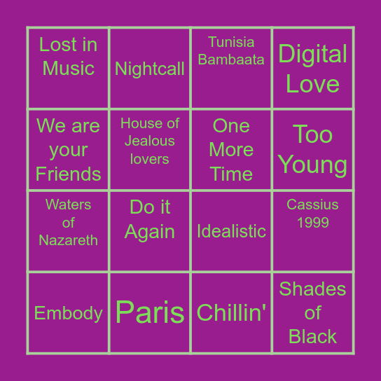 Cat's 20th anniversary of her 19th Bday🎉🎂 Bingo Card