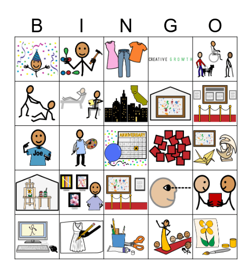 Creative Growth Bingo Card