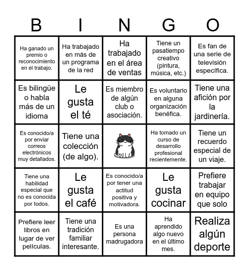 BINGO OPEDINO Bingo Card