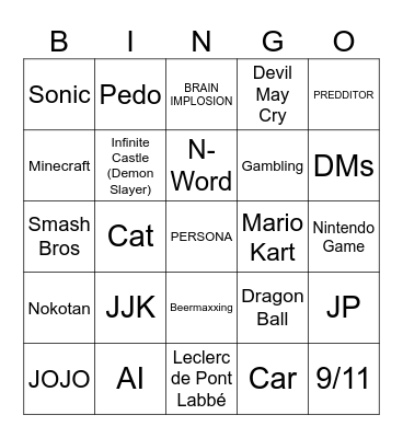 Reels Bingo Card