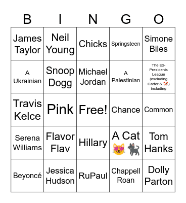 2024 DNC Bingo Card
