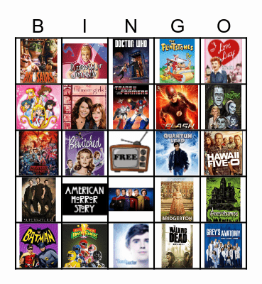 TV SHOWS Bingo Card