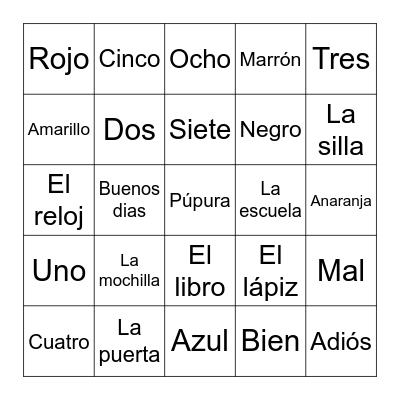 Loteria Bingo Card