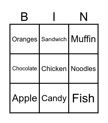 Bingo Game Bingo Card