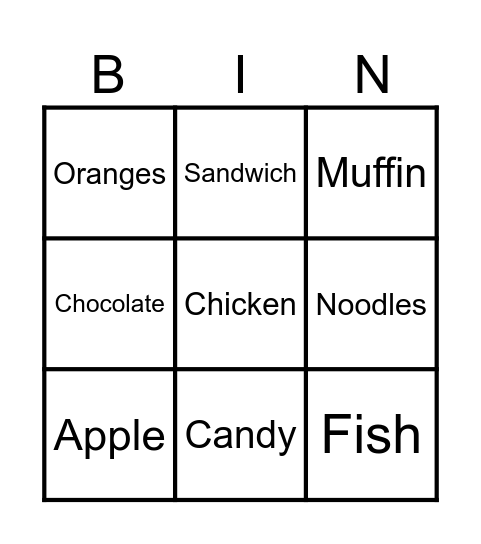 Bingo Game Bingo Card